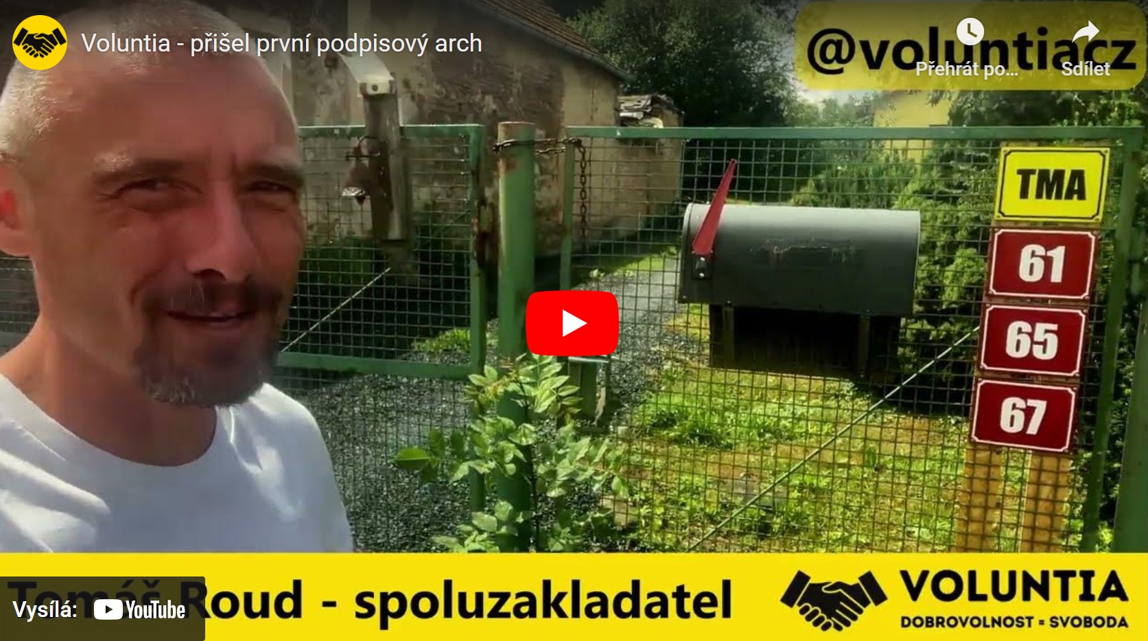 Přišel první podpisový arch
