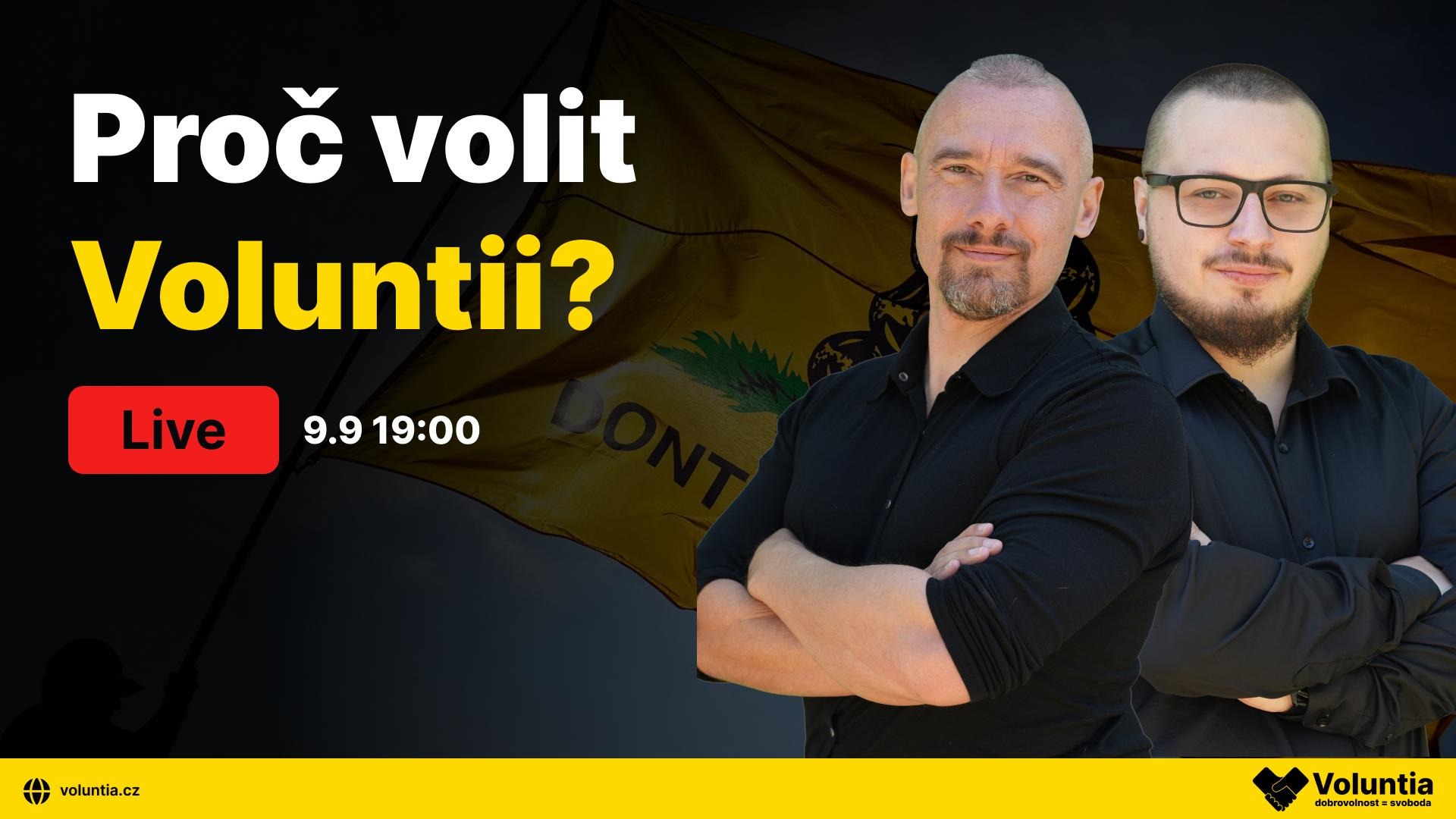 LIVESTREAM: Proč volit stranu Voluntia